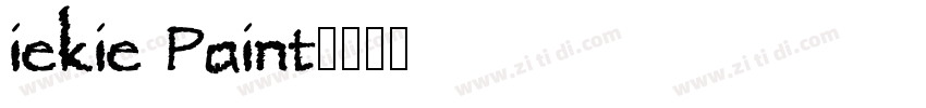 iekie Paint字体转换